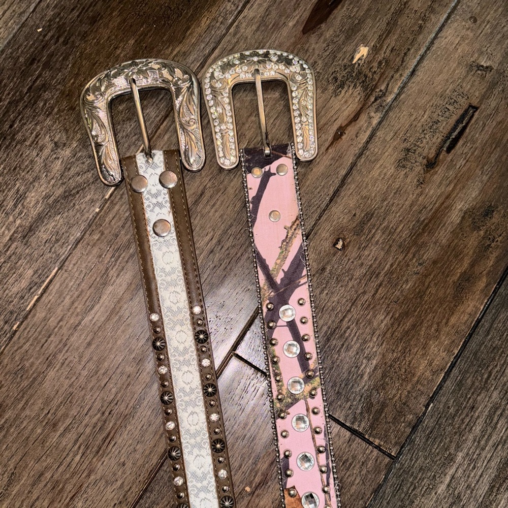 Western Bling Belts